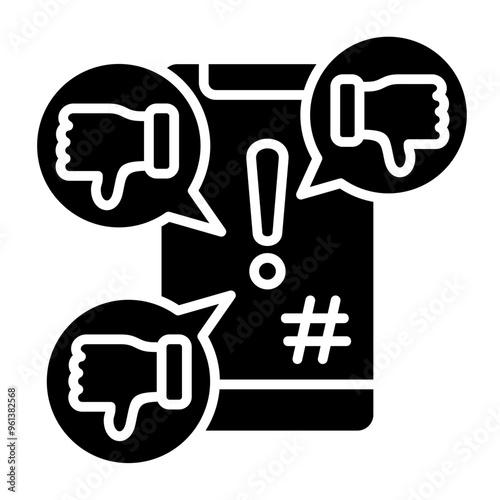 Social Media Trolling Icon