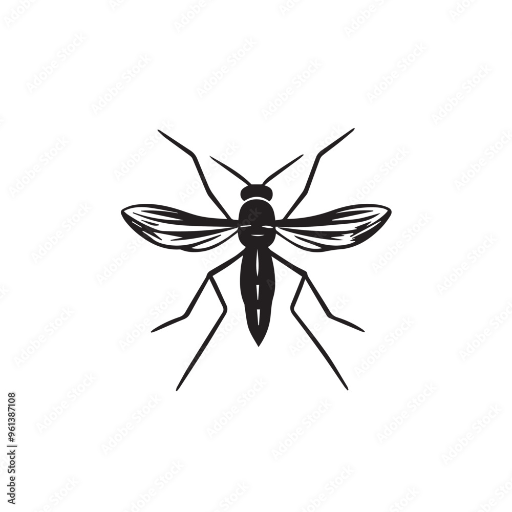 Mosquito in cartoon, doodle style . Image for t-shirt, web, mobile apps and ui. Isolated 2d vector illustration in logo, icon, sketch style, Eps 10, black and white. AI Generative Mosquito in cartoon, doodle style . Image for t-shirt, web, mobile apps and ui. Isolated 2d vector illustration in logo, icon, sketch style, Eps 10, black and white. AI Generative