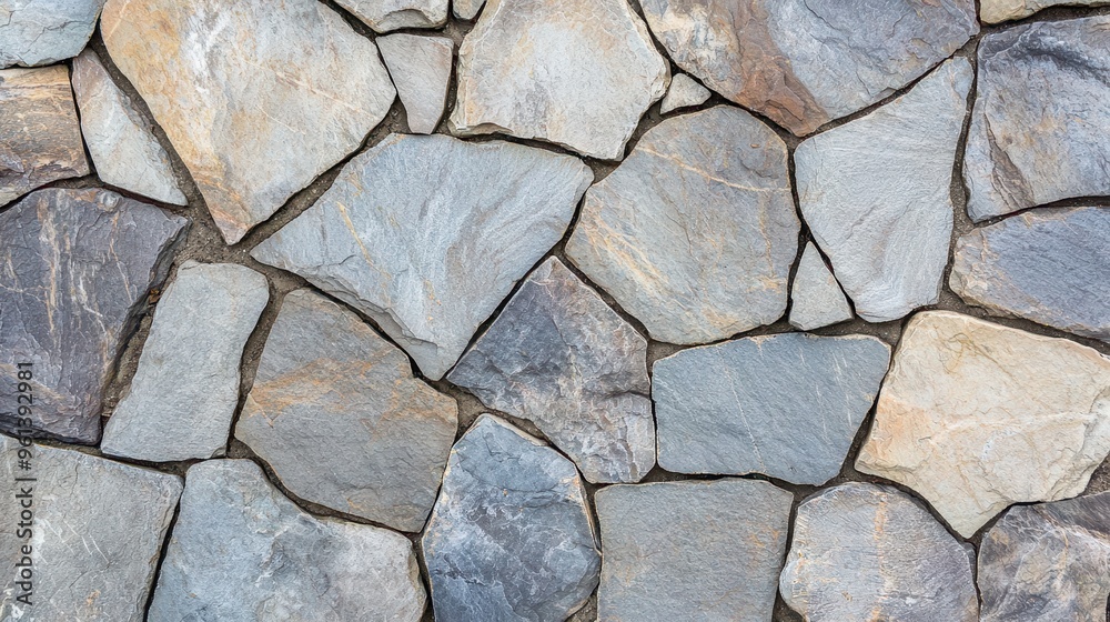 Obraz premium Grey Stone Wall Texture Background