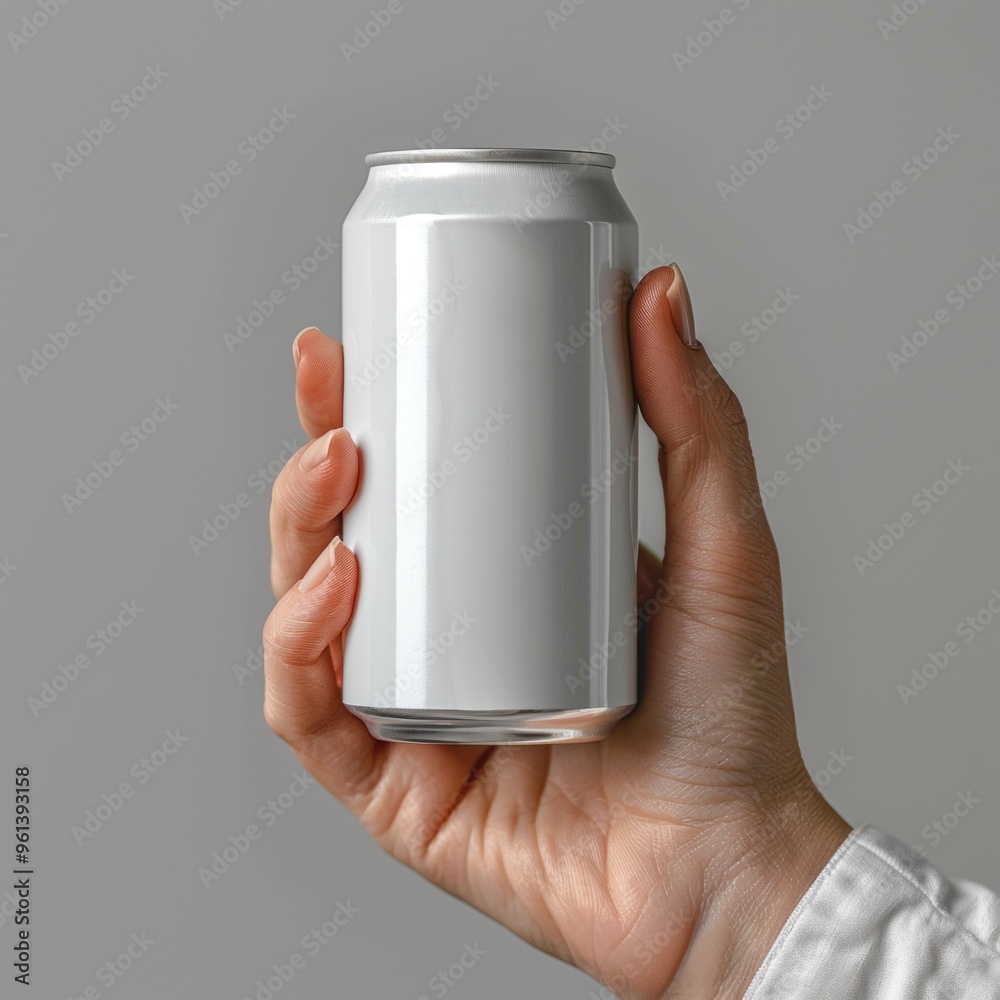 White Can Mockup White Can Mockup