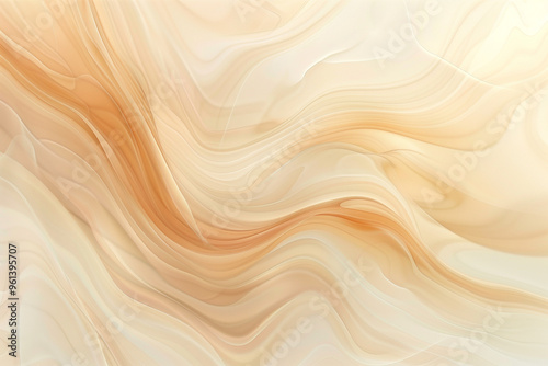 Warm flowing abstract beige and cream waves, creating a peaceful and comforting texture perfect for home decor, fashion, or wellness designs.