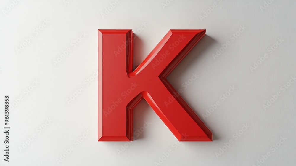 Isolated 3D letter Isolated 3D letter