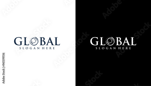 business global logo design vector template