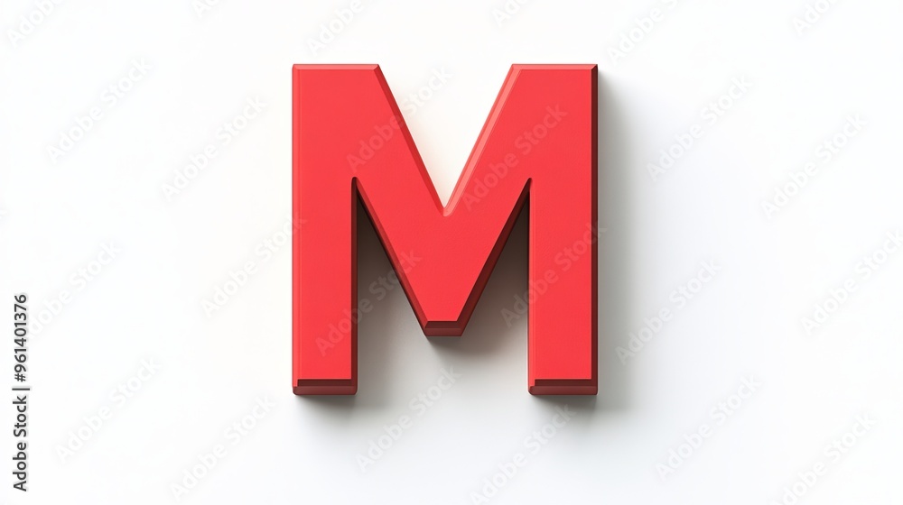 Isolated 3D letter Isolated 3D letter