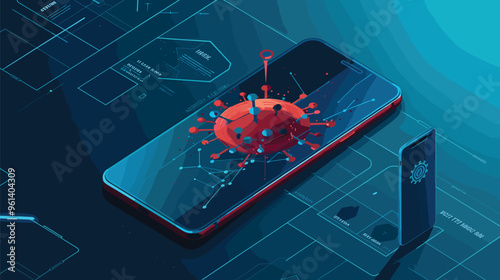 Smartphone Protected by Effective Antivirus Software, Detecting Viruses and Preventing Network Piracy