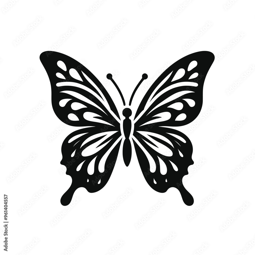 Butterfly Silhouette Design Butterfly Silhouette Design