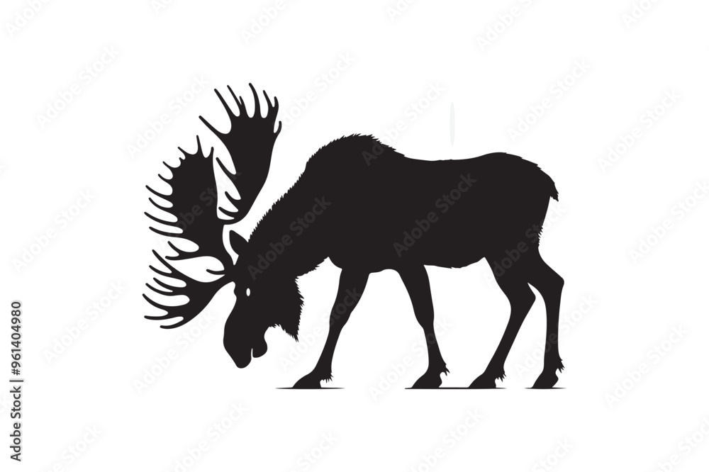 Moose vector art and illustration Moose vector art and illustration