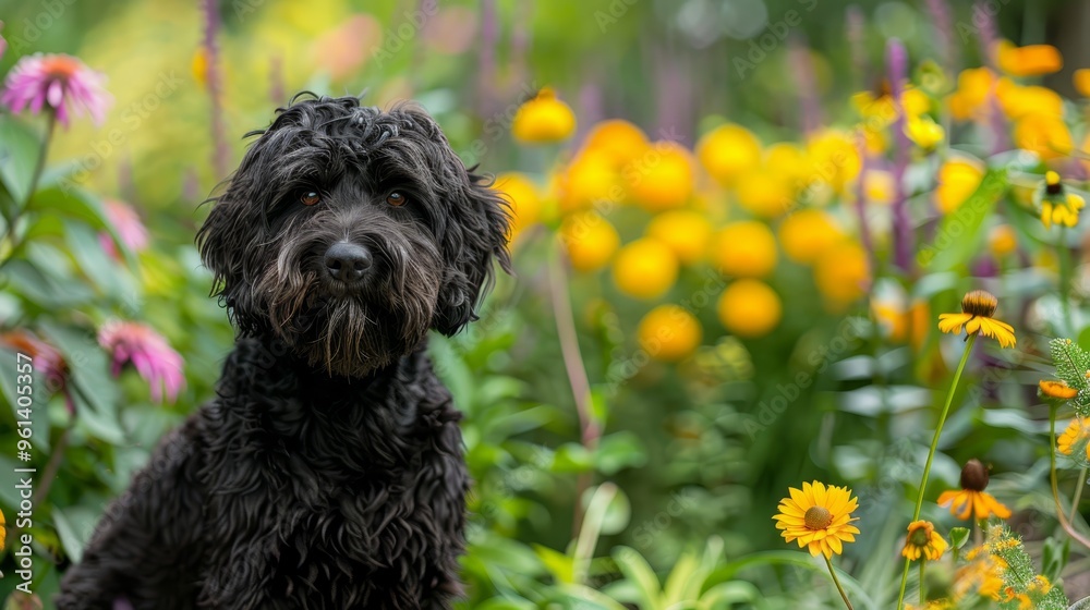 a soft, out-of-focus image of the dog a soft, out-of-focus image of the dog