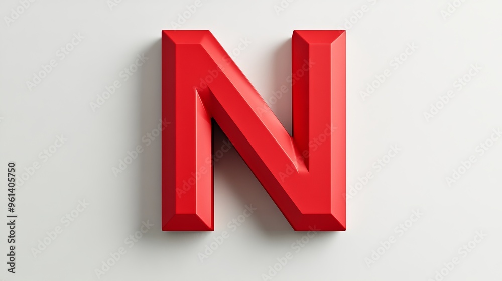 Volumetric letter Volumetric letter