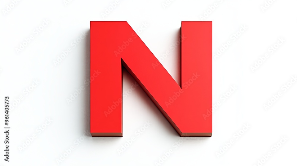 Isolated 3D letter Isolated 3D letter