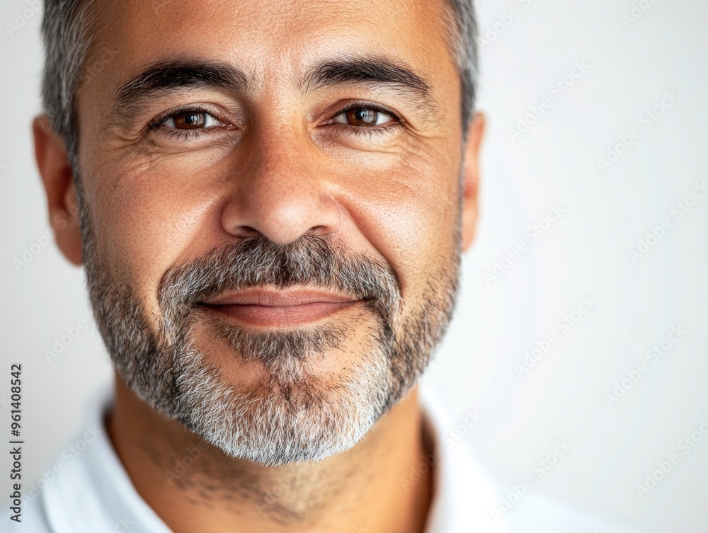 Professional Portrait of a Middle-Aged Man with a Beard Professional Portrait of a Middle-Aged Man with a Beard