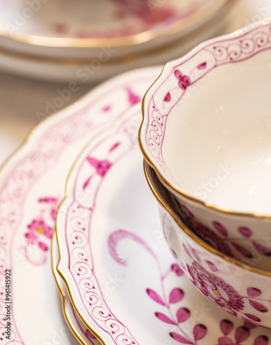 Obraz na płótnie The delightful MEISSEN tea set
from the