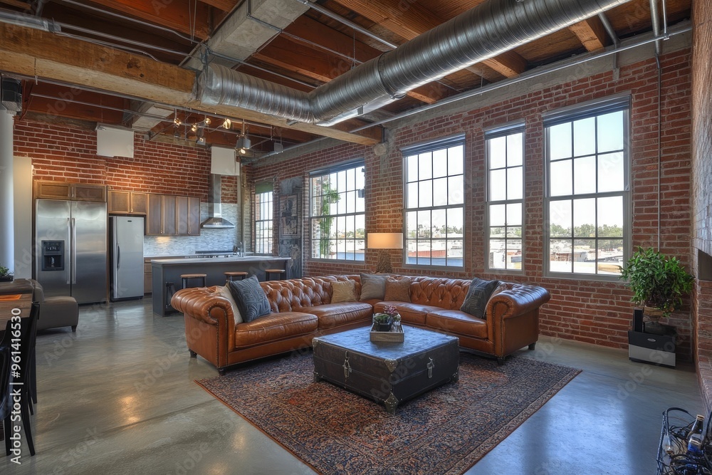 Naklejka premium Modern Loft Living