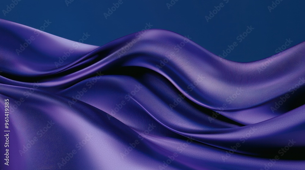 Fototapeta premium Abstract Purple Silk Fabric Drape Texture Background