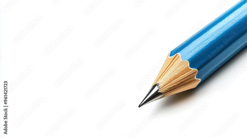 A vibrant blue pencil with a sharpened tip, ideal for writing and drawing. Perfect for creative projects and educational use. A vibrant blue pencil with a sharpened tip, ideal for writing and drawing. Perfect for creative projects and educational use.