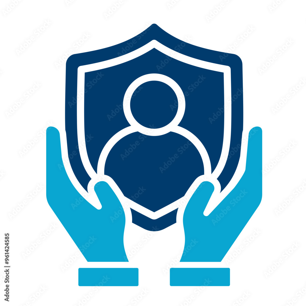 Personal Safety Responsibility Icon Personal Safety Responsibility Icon