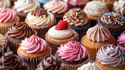 Wallpaper Mural A detailed view of a school bake sale flyer or poster, featuring images of baked goods with a clean background and lots of copy space for sale information and event details. Torontodigital.ca
