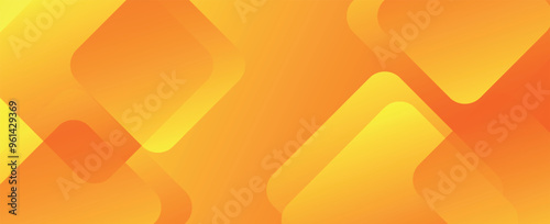 Background Abstract geometric yellow and orange. Dynamic shapes composition. background design for posters. Vector EPS 10