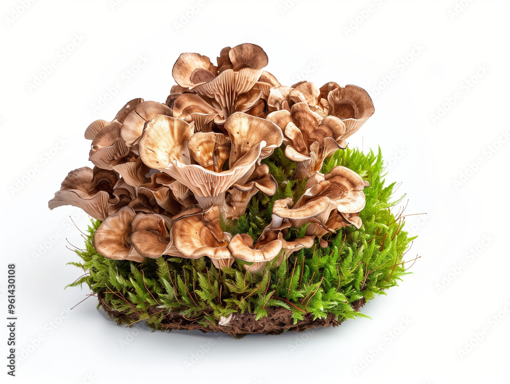 Maitake Mushroom Isolated on a white background Maitake Mushroom Isolated on a white background