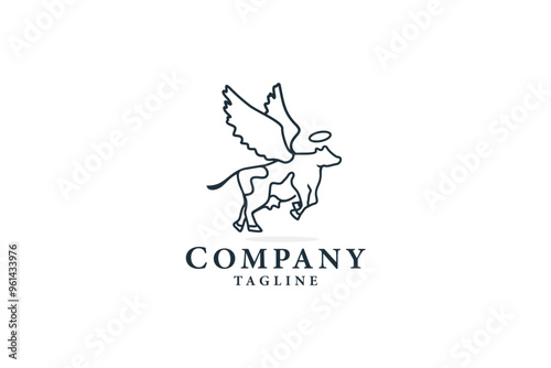 fly cow logo