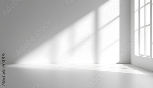 Wallpaper Mural A large expanse of blank space with just a tiny dot or small shape in the corner, emphasizing minimalism Torontodigital.ca