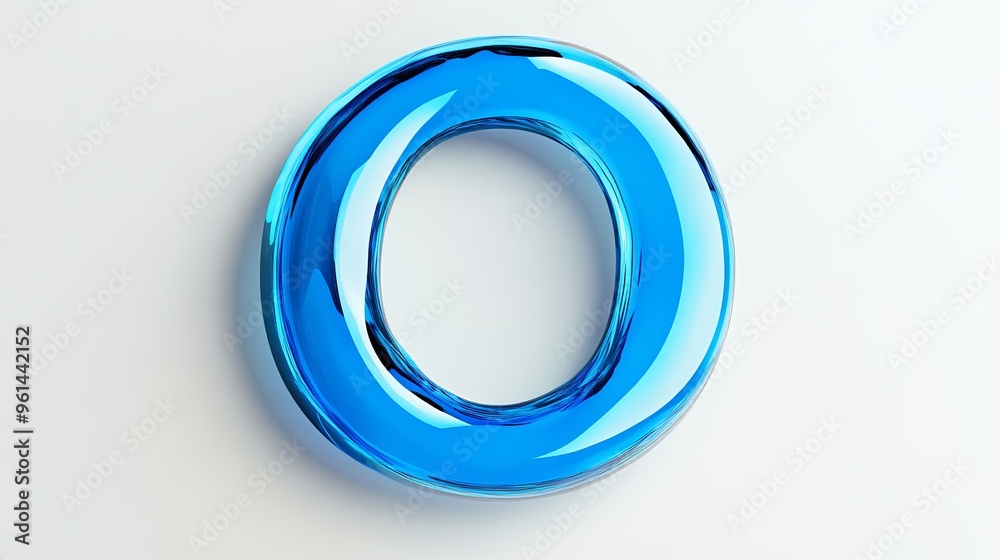 Isolated 3D letter Isolated 3D letter