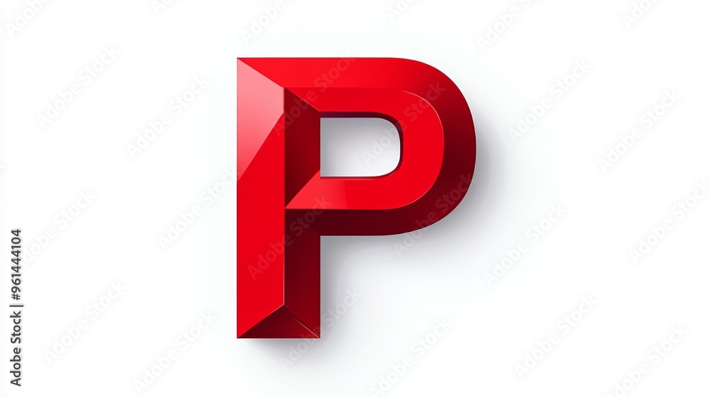 The isolated 3D letter The isolated 3D letter