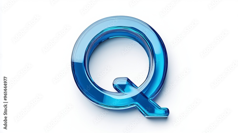 Isolated 3D letter Isolated 3D letter