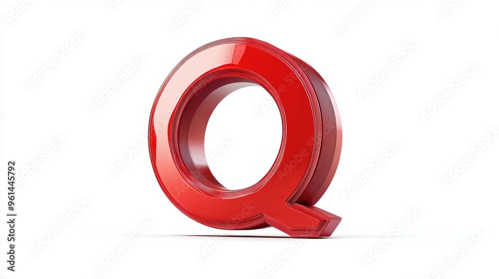 Isolated 3D letter Isolated 3D letter
