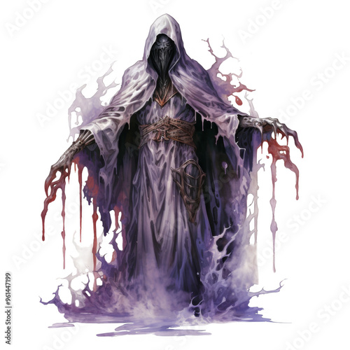 Dark Heretic Isolated on a Transparent Background photo