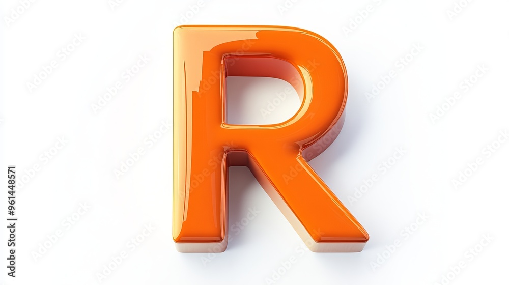 A 3D letter A 3D letter