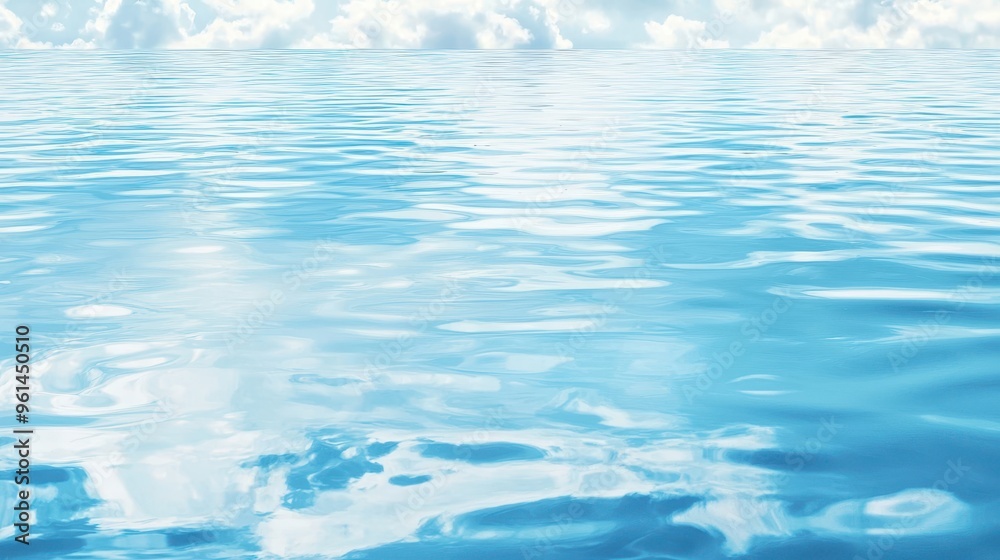 Abstract Water Surface with Sky Reflection Abstract Water Surface with Sky Reflection