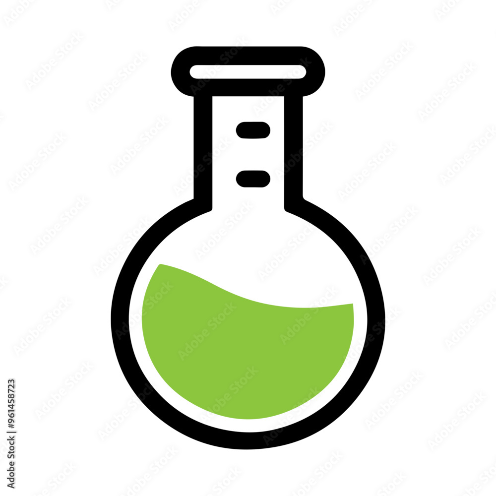 Vector laboratory flask icon Vector laboratory flask icon