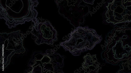 Neon pattern. Illuminated impressions. Radiant rhythms.