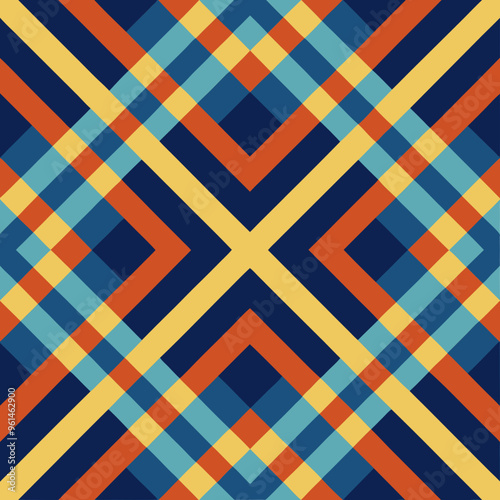 Geometric diagonal lines pattern