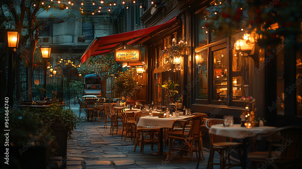 Beautiful table set in an elegant restaurant. Beautiful table set in an elegant restaurant.