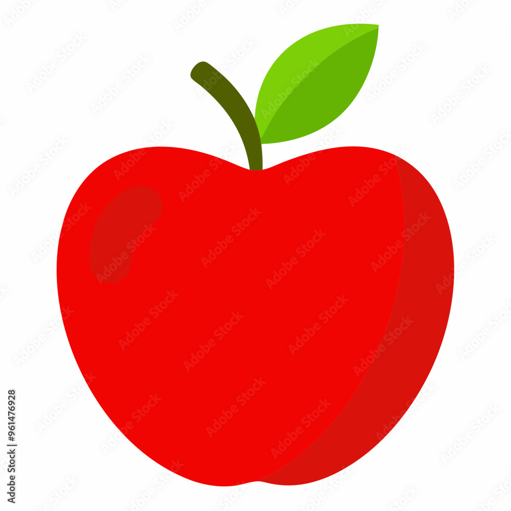Apple vector design on a white background Apple vector design on a white background