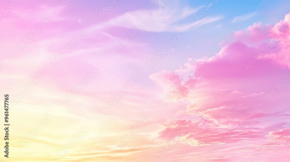 Pastel Sky Clouds Sunset Background Texture Pastel Sky Clouds Sunset Background Texture