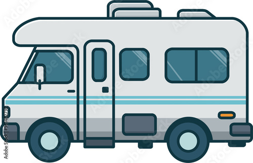 illustration of a van