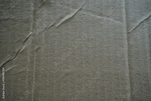 Brown paper box surface texture background, Closeup shot of cartoon  paper surface backdrop, Brown paper surface