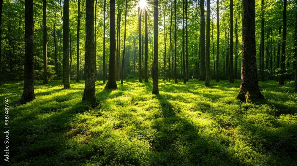 Sunbeams Through the Forest Sunbeams Through the Forest
