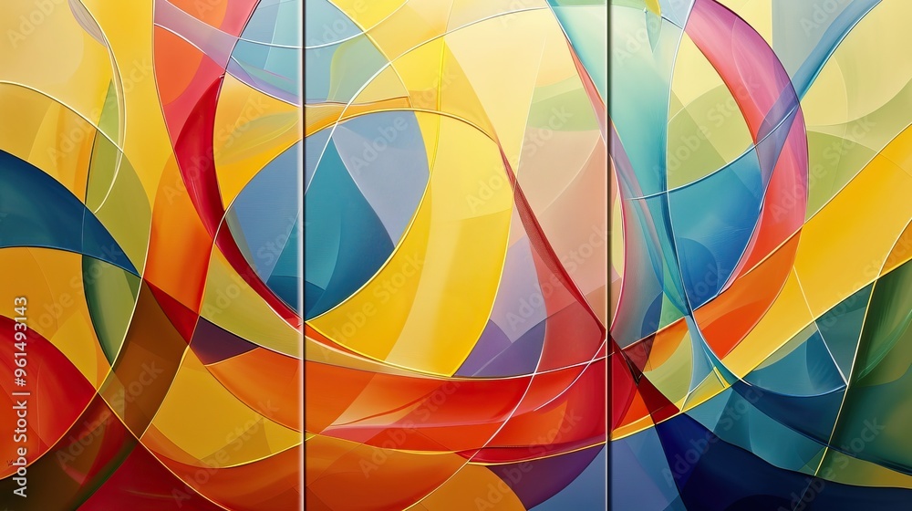Fototapeta premium Abstract Colorful Painting