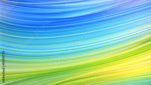 An abstract image featuring smooth, flowing lines that curve diagonally across the composition.