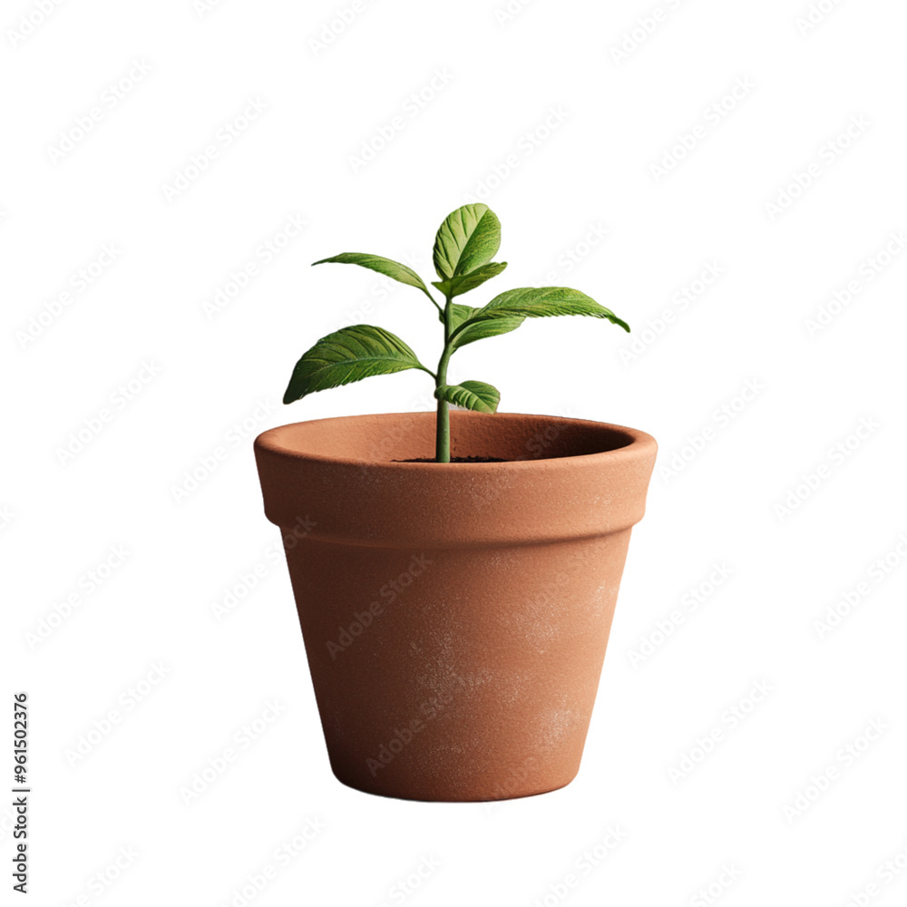 clay pot with flower clay pot with flower