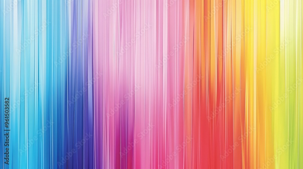Background with subtle vertical rainbow stripes