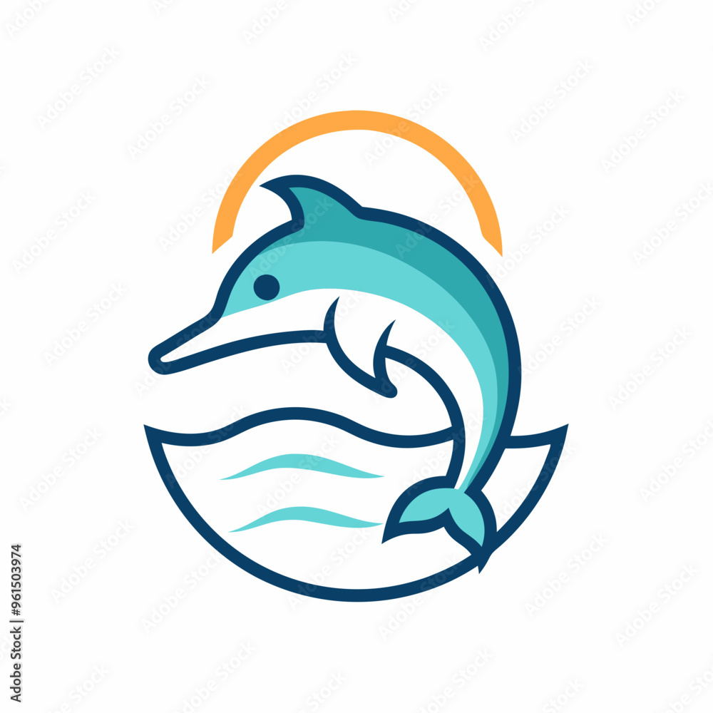 Obraz premium Featuring a clean and simple line art logo