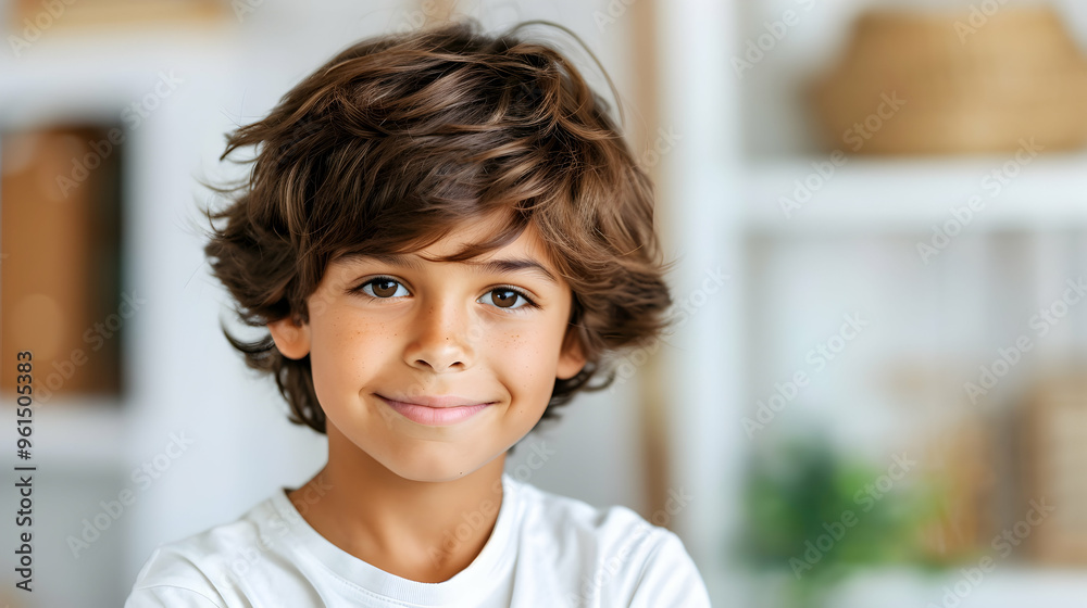 Happy Young Caucasian Boy Casual Outfit With Happy Young Caucasian Boy Casual Outfit With