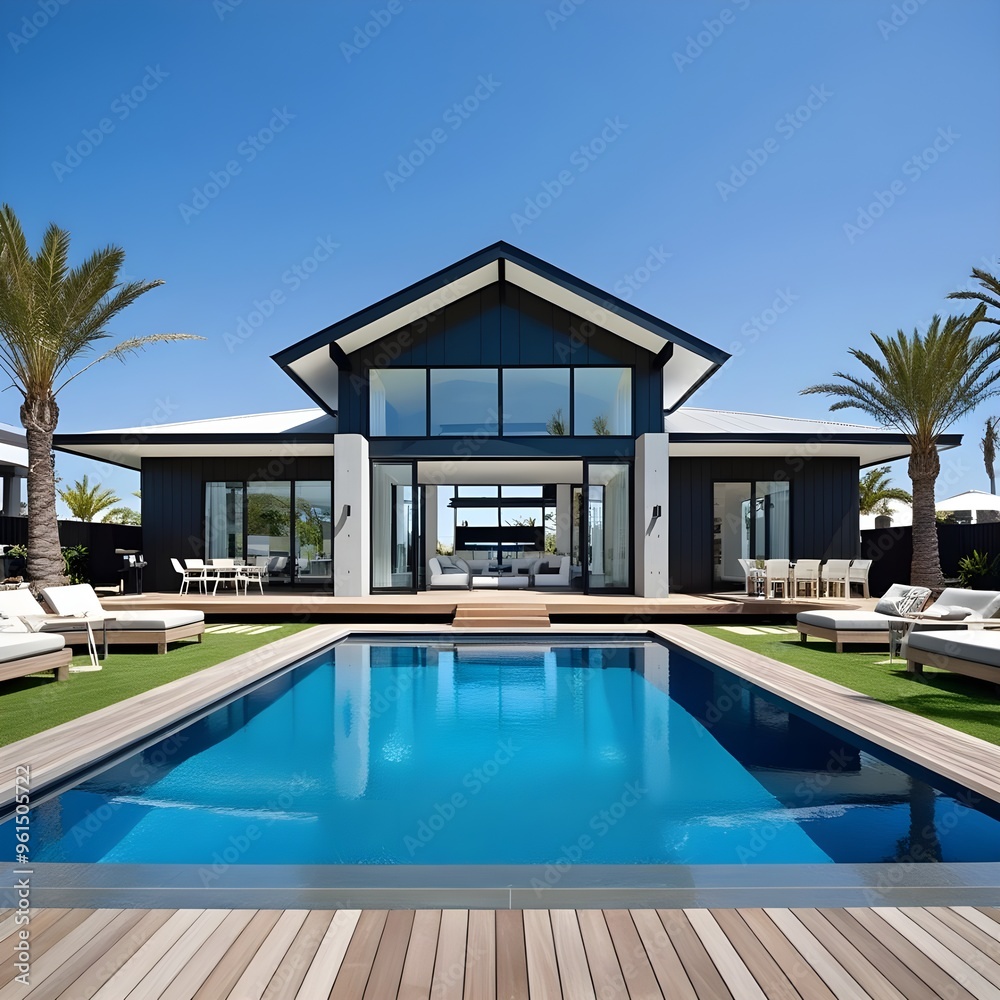 Fototapeta premium Modern style house