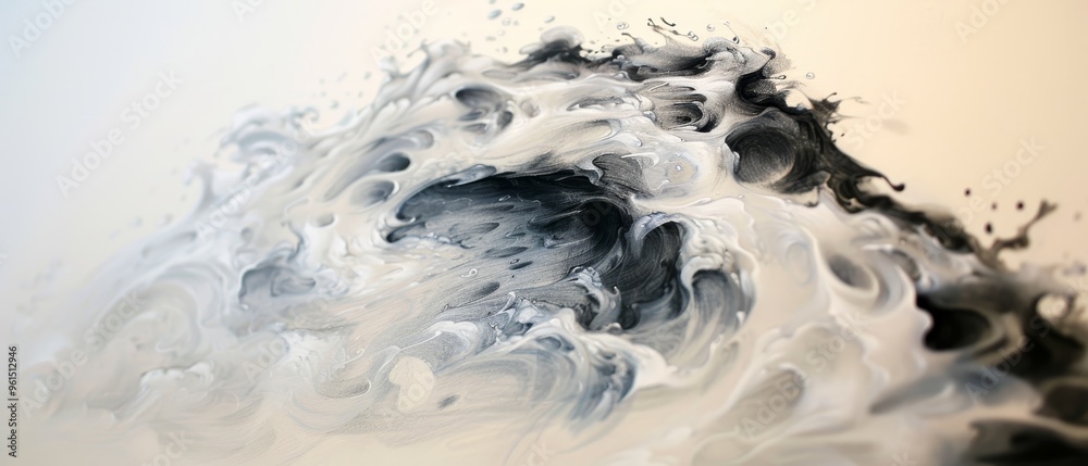 A tight shot of a monochrome object against a white backdrop, featuring a monochrome spiral in its center A tight shot of a monochrome object against a white backdrop, featuring a monochrome spiral in its center