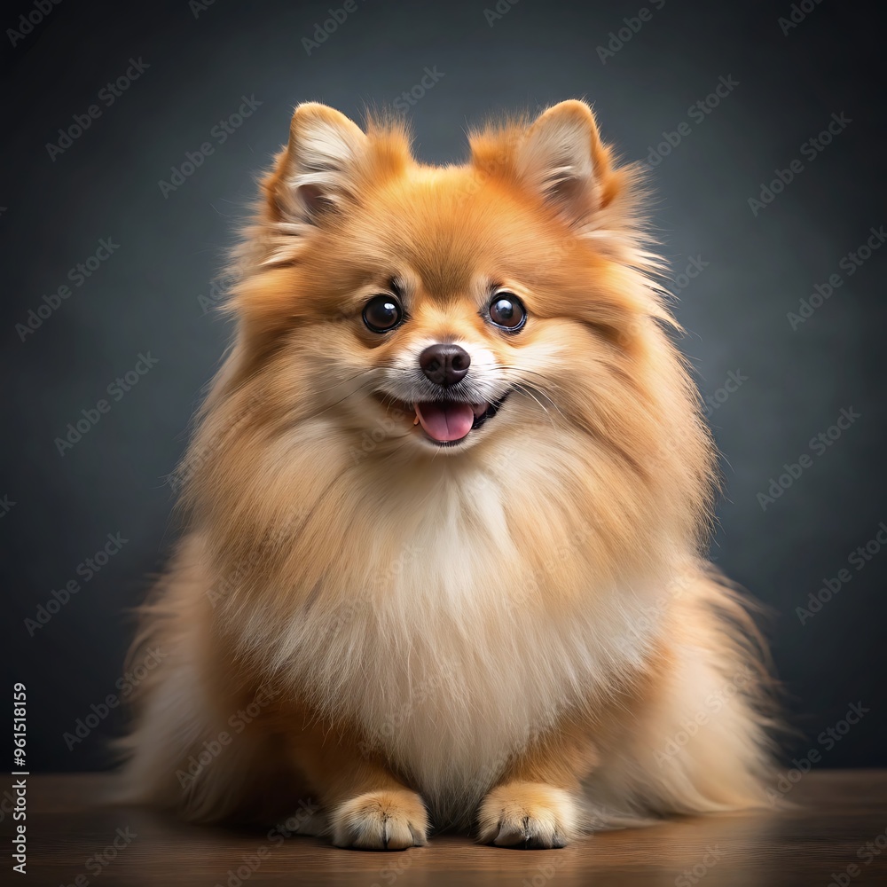 adorable portrait of pomeranian dog full pic adorable portrait of pomeranian dog full pic